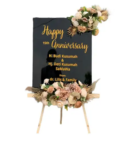 Papan Bunga Akrilik Kanci